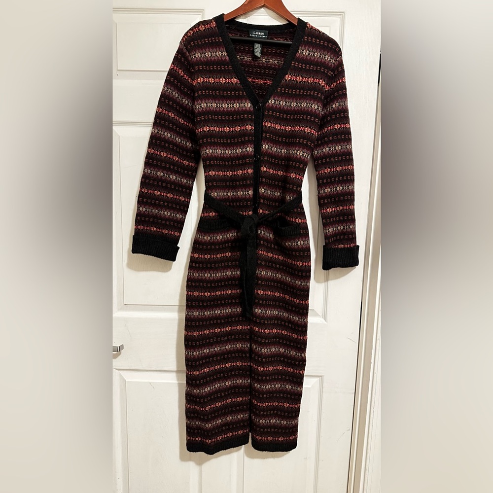 Vintage 1998 era Lauren Ralph Lauren Women’s Long Sweater